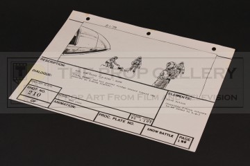 Brian Johnson personal storyboard - Luke on Hoth