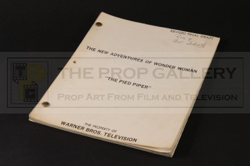 Denny Miller (Carl Schwartz) personal script - The Pied Piper