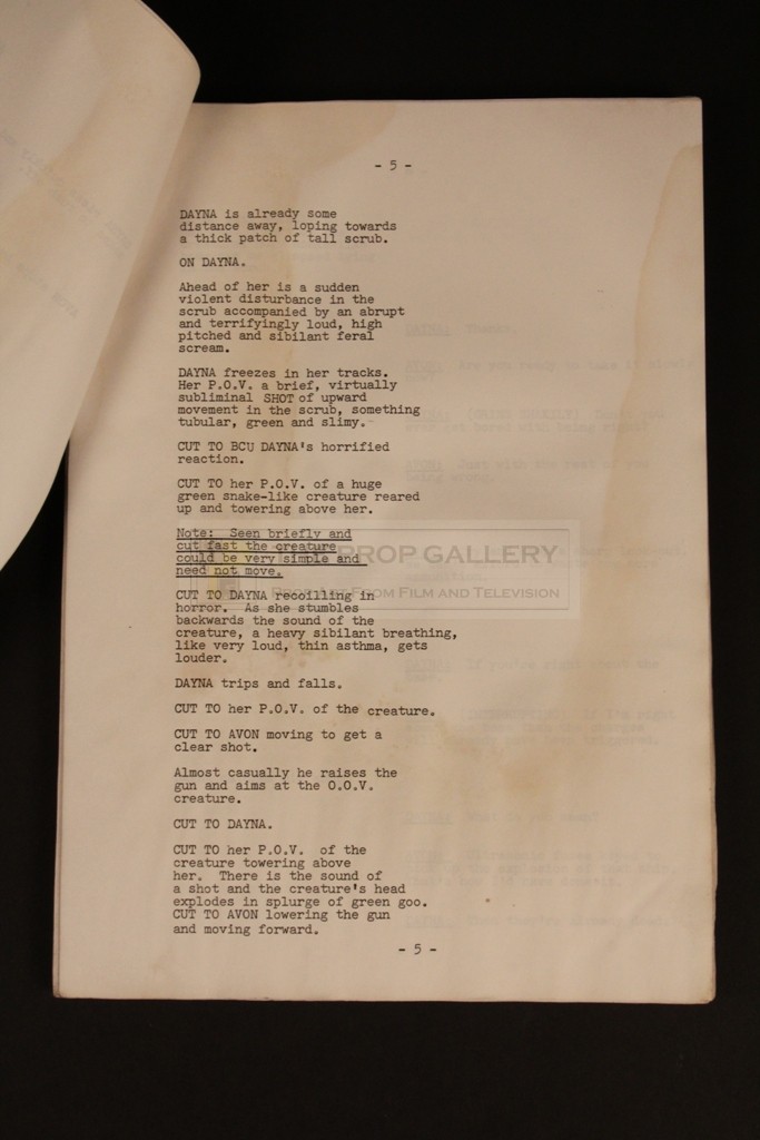 The Prop Gallery | Production used script - Rescue