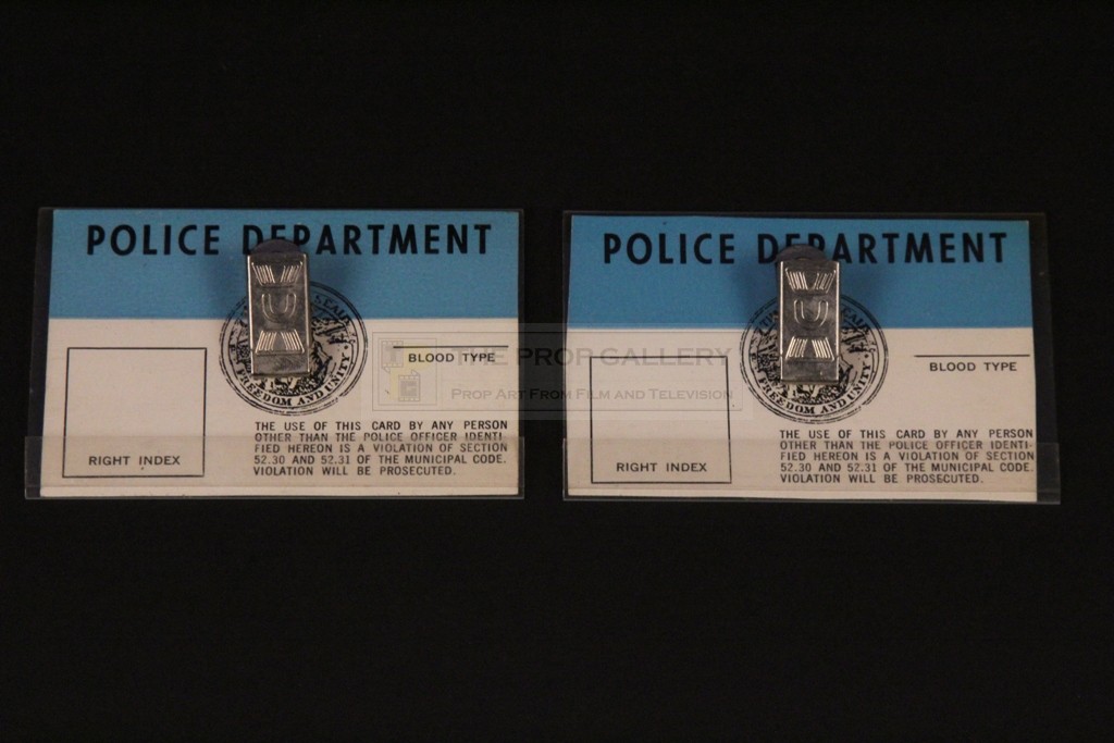 The prop gallery police identification badges