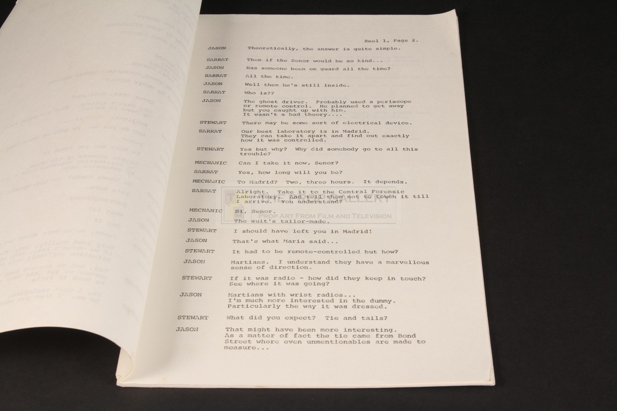 The Prop Gallery | Dialogue continuity script - Who Plays the Dummy?