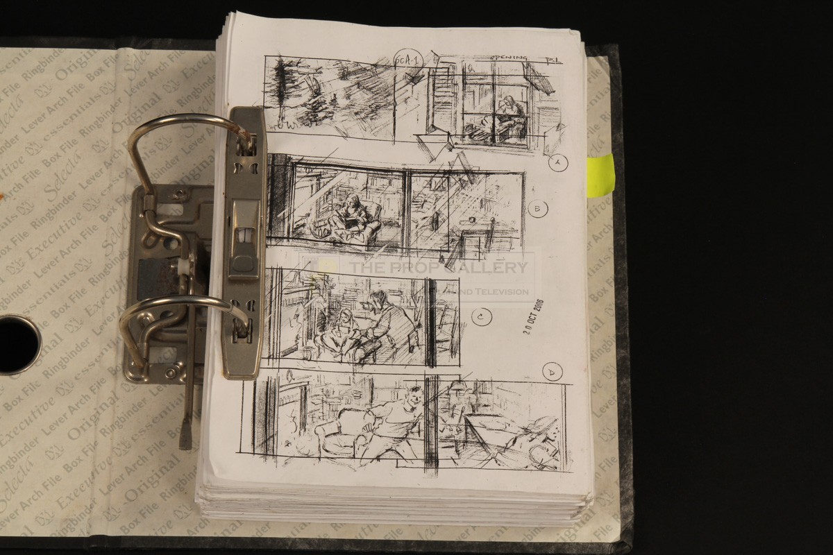 The Prop Gallery Production used storyboard binder