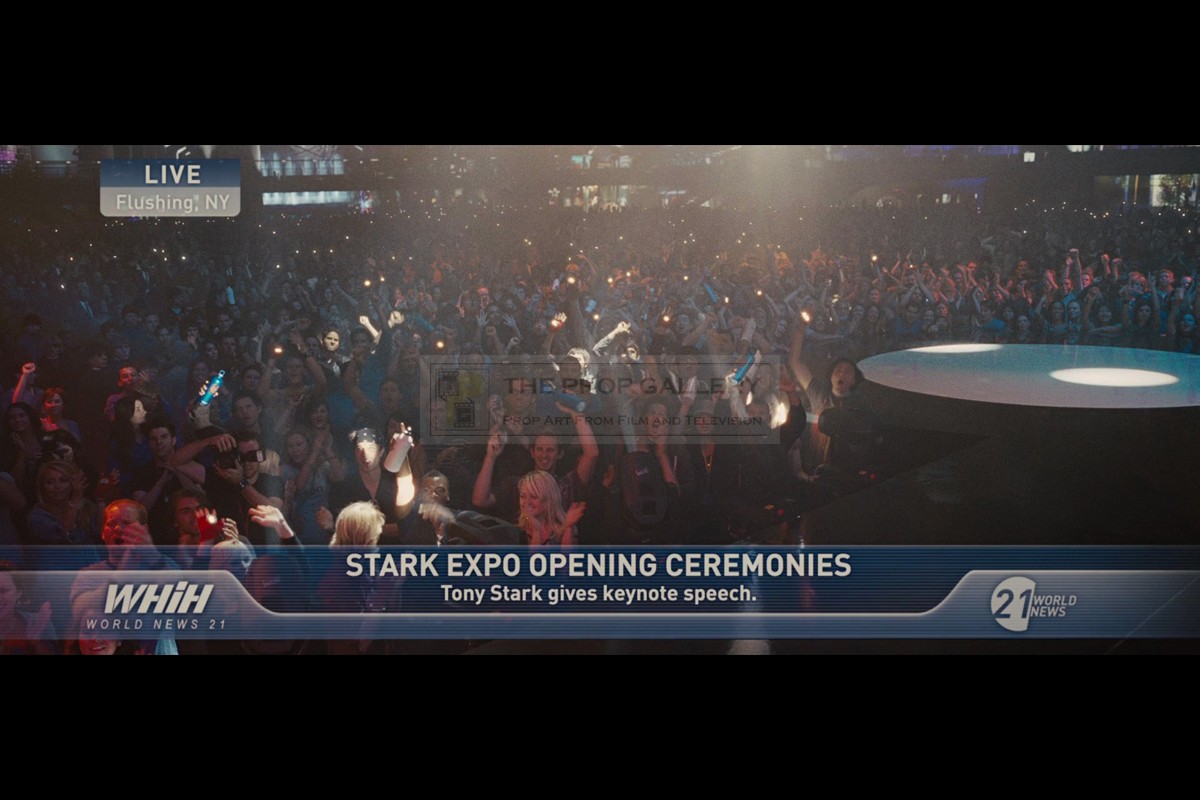 Iron Man II Movie Prop ~ Stark Expo Bottle Set