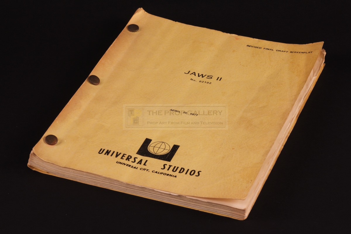 The Prop Gallery Production used script