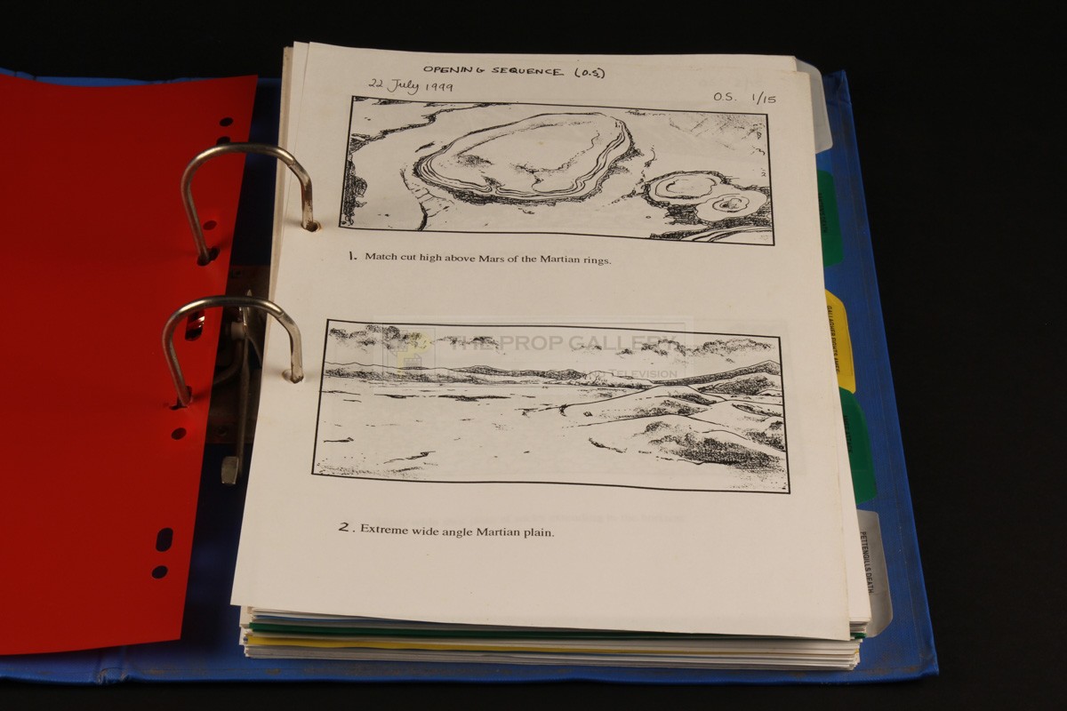 The Prop Gallery Storyboard binder