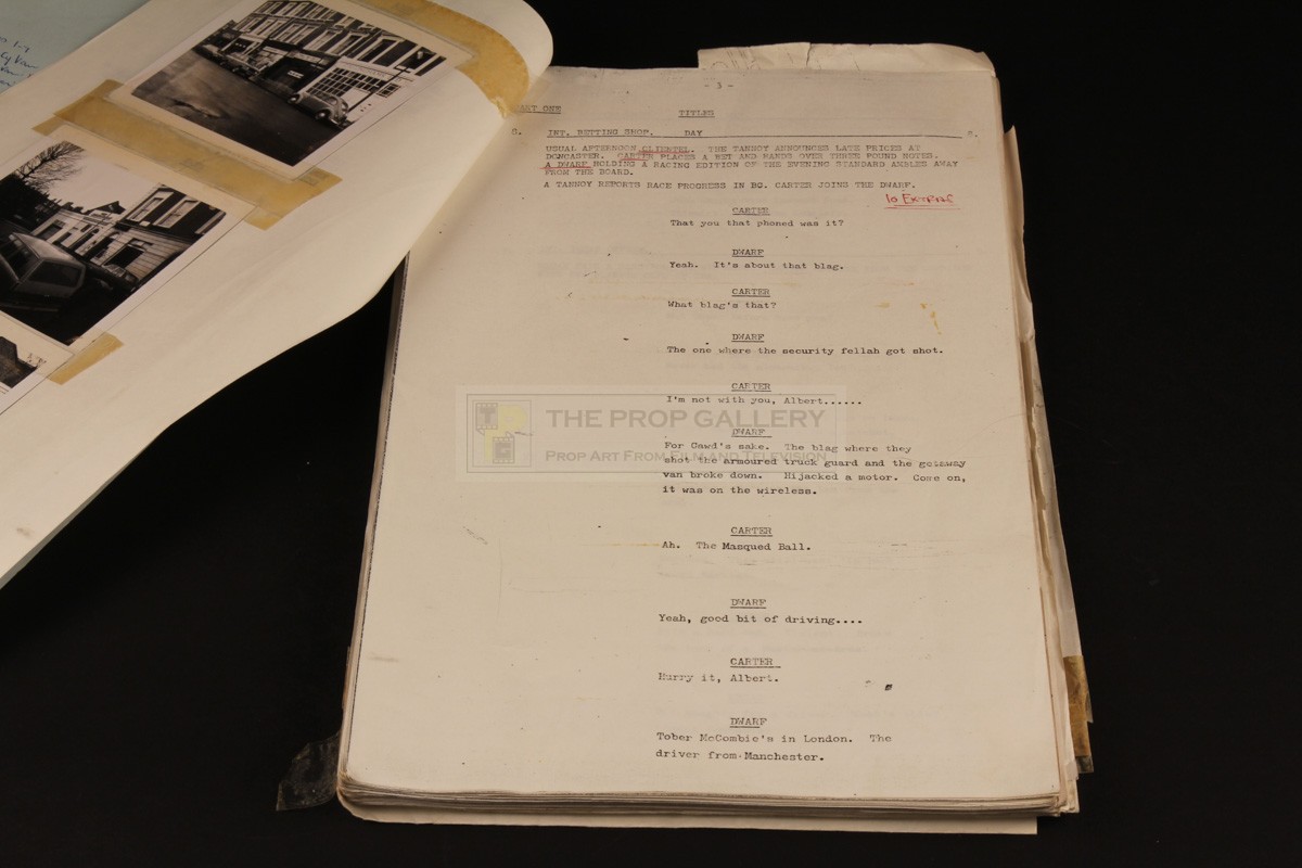 The Prop Gallery | Production used script - Faces