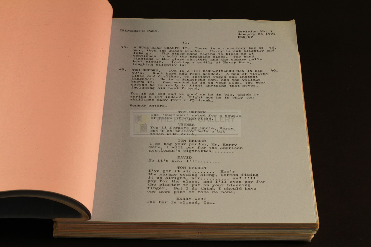 The Prop Gallery Production used script