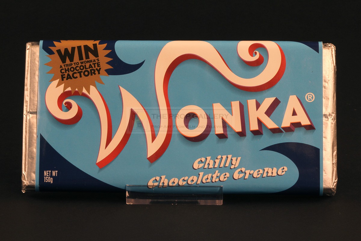The Prop Gallery Wonka  bar  Chilly Chocolate Creme