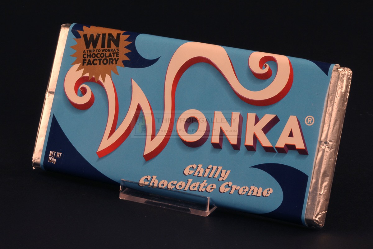 The Prop Gallery Wonka  bar  Chilly Chocolate Creme