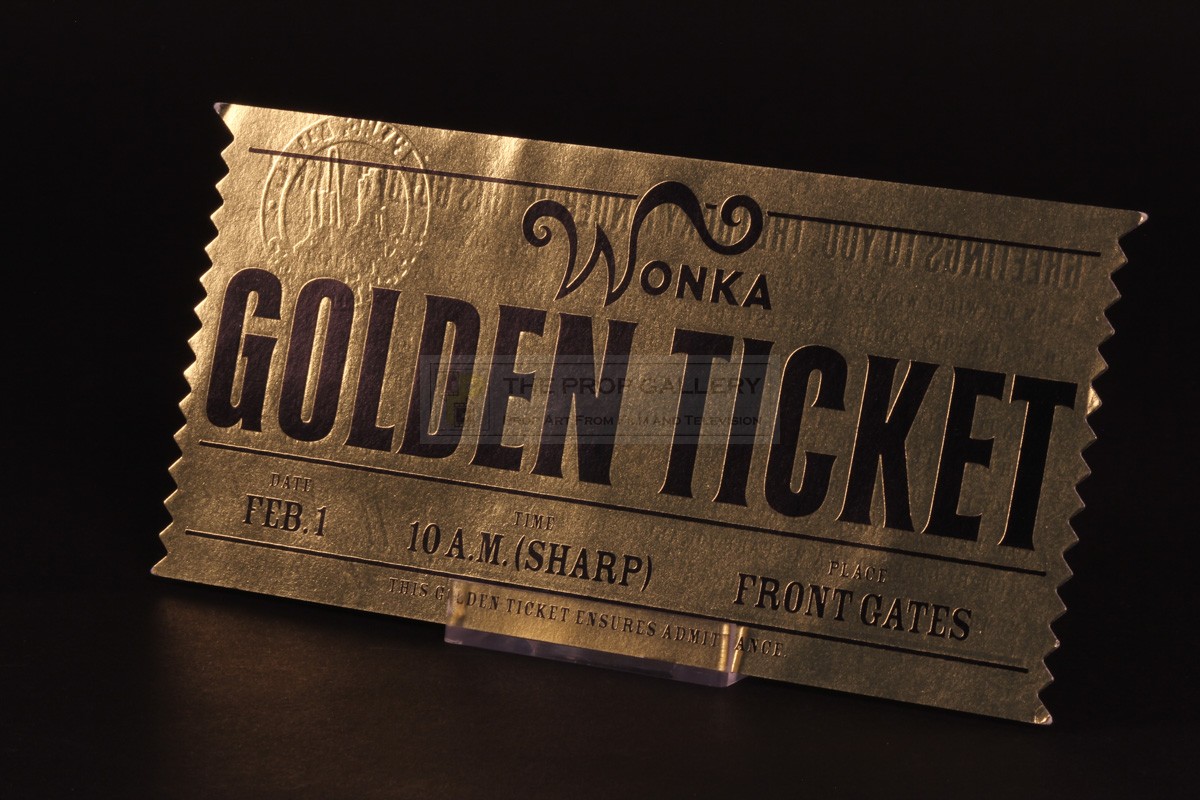 The Prop Gallery Golden Ticket