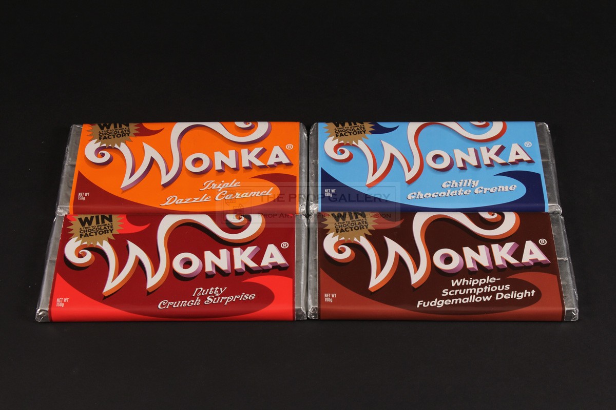 The Prop Gallery Set of Wonka bars