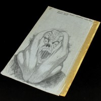 Bernie Wrightson hand drawn concept artwork - Library Ghost