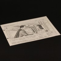Production used storyboard - Superman & Lois