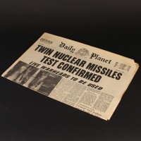 Daily Planet newspaper - Twin Nuclear Missiles