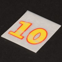 Douglas number 10 decal