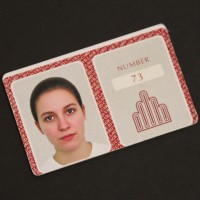 73's identification card