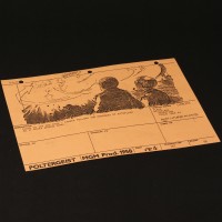 Production used storyboard