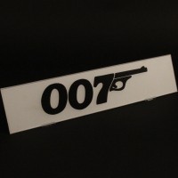 007 licence plate