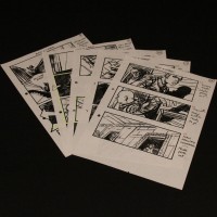 Production used storyboard sequence