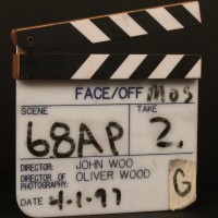 Production used insert clapperboard