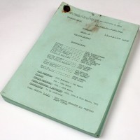 Production used script - The Five Doctors