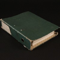 Derek Meddings personal storyboard binder