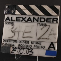 Production used clapperboard