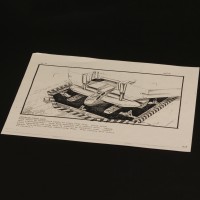 Production used storyboard - Dropship