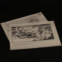 Production used storyboards - Dropship crash