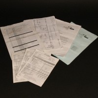 Production used paperwork collection