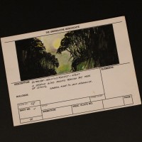 Hand painted storyboard