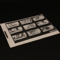 Production used storyboard sequence - Rickshaw chase