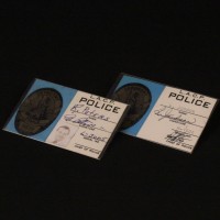 Police identification badges