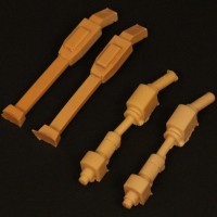 Production made R2-D2 leg components