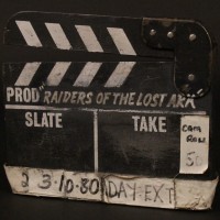 Production used clapperboard