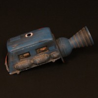 Blue Midget miniature rear section