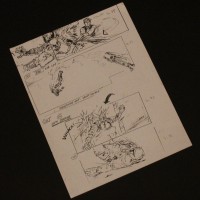 Production used storyboard