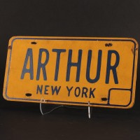 ARTHUR Rolls-Royce licence plate
