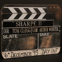 Production used clapperboard