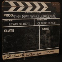 Production used clapperboard