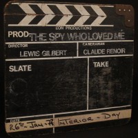 Production used clapperboard