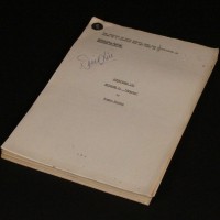 Roger Parkes personal script - Sparks