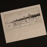 Hand drawn storyboard - Walkers advance