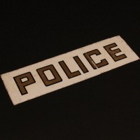 Magnetic police car sign