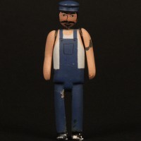 Railway worker miniature