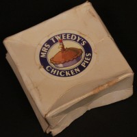 Mrs Tweedy's chicken pie box lid