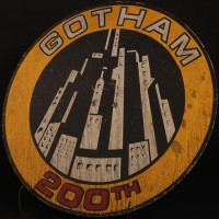 Gotham City 200th anniversary sign