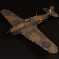 Hawker Hurricane filming miniature