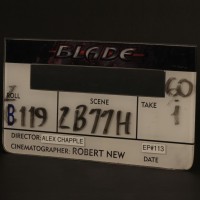 Digital clapperboard face