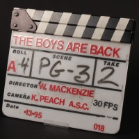 Production used clapperboard